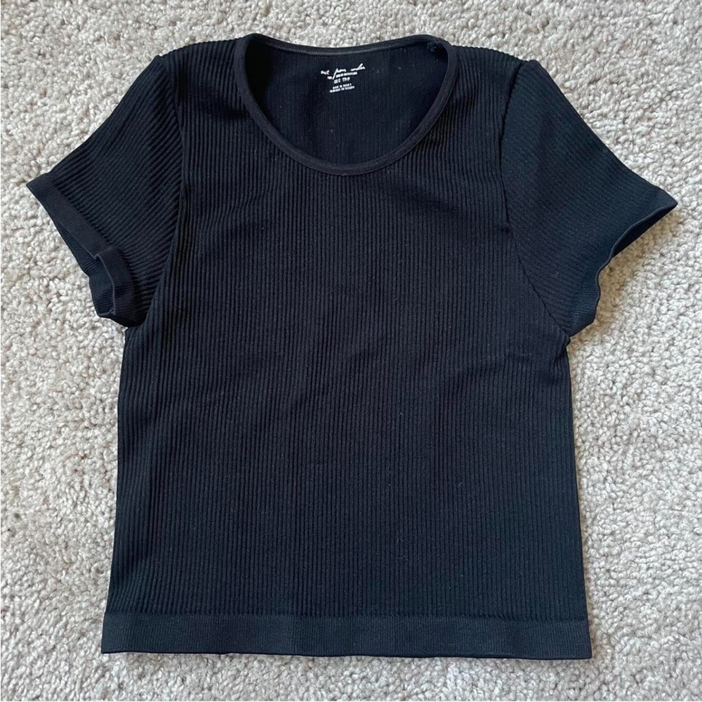 Out From Under Urban Outfitters Black Crop Top XS/SMALL